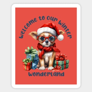 Welcome to Our Winter Wonderland Magnet